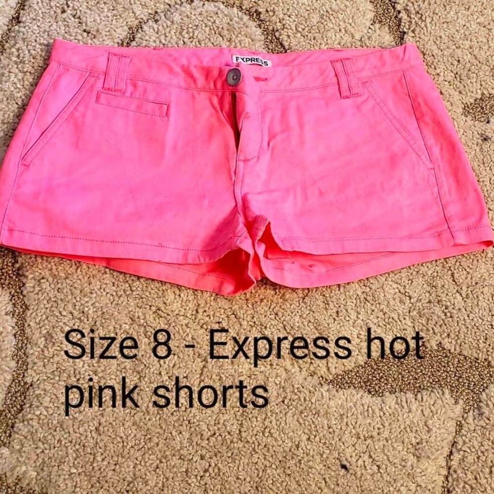 Express Hot Pink Shorts